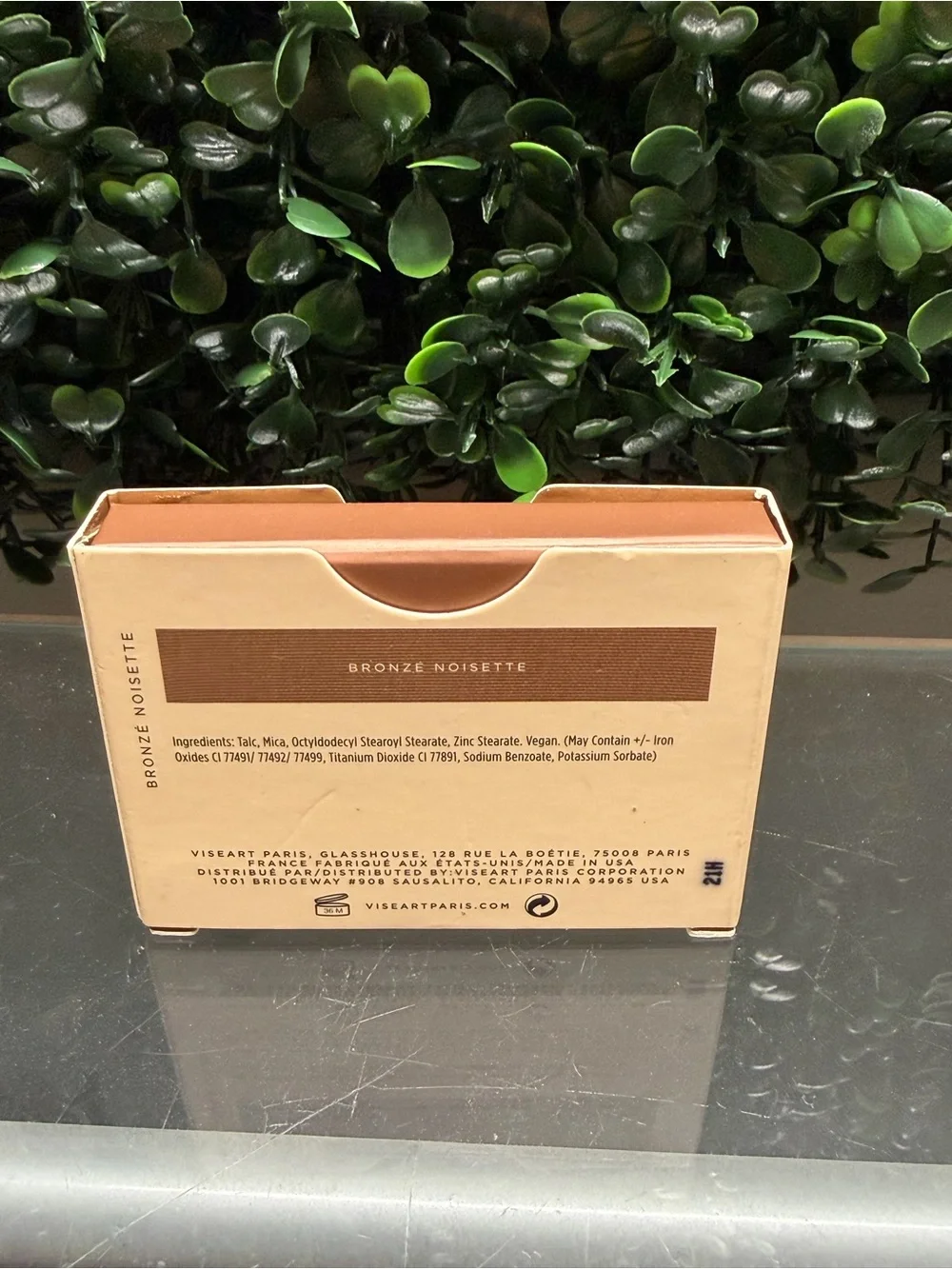 Viseart Bronze Noisette Matte Powder Bronzer - Warm Brown